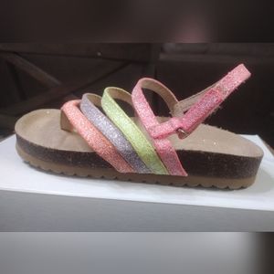 Girls Cork Footbed Sandals